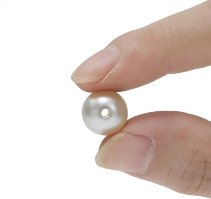 Hudinsun 1200 Pcs Pearl Beads for Jewelry Making, 5 Size Round Pearls for Bracelets Making Kit Small Pearl Filler Beads with Hole for DIY Craft Necklace Earrings